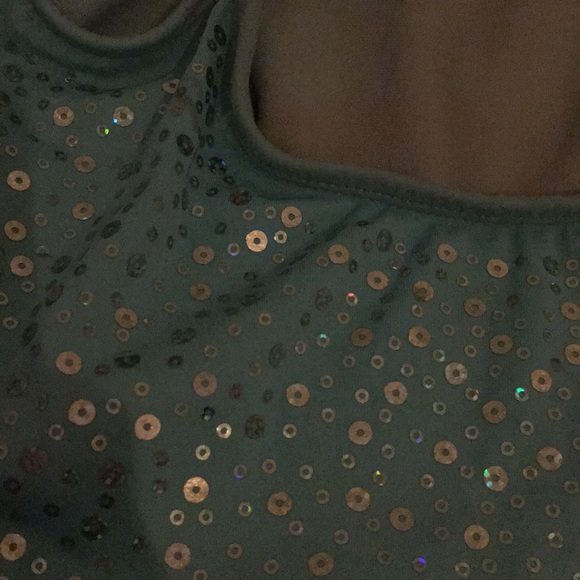 A purple and turquoise bikini - Picture 4 of 4